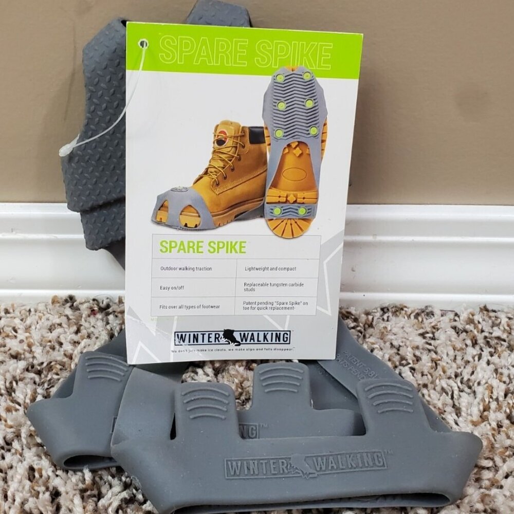 New Spare Spike Winter Walking Ice Cleats Sz M